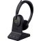 Yealink WH68 Teams On Ear headset DECT, Bluetooth® Fekete Telefon