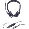 Yealink UH46 Dual UC USB-C/A On Ear headset Vezetékes Fekete Telefon