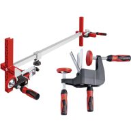   Ajtókeret-merevítő készlet 2x TU + 2x TFM-2K + zsák Bessey TU-TFM-BAG Szorítási szélesség (max.):1010 mm Visszavonás:70 mm