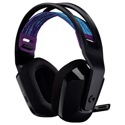 Logitech LOGI G535 LIGHTSPEED Wireless Headset On Ear headset Fekete Gamer