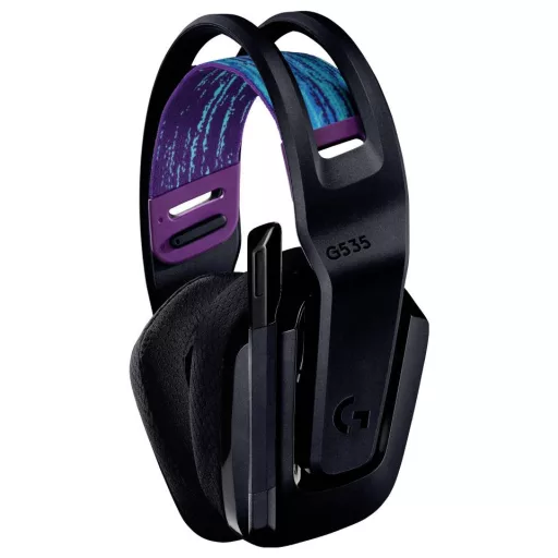 Logitech LOGI G535 LIGHTSPEED Wireless Headset On Ear headset Fekete Gamer