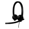 Logitech LOGI H570e Stereo Teams version Headset On Ear headset Fekete