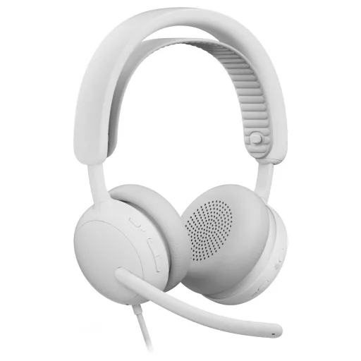 Logitech LOGI Zone Wired 2 for Business On Ear headset Fehér