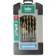   Heller 312271 Hss-Co Fém spirálfúró készlet DIN 338 1 készlet