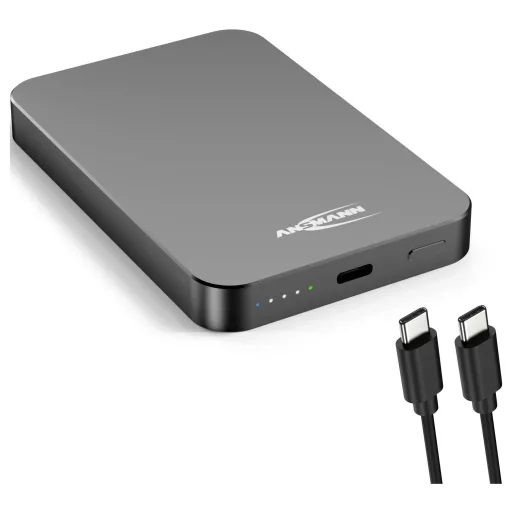 Ansmann PB115PD Powerbank 5000 mAh Power Delivery, Qi Wireless Charging USB-C®