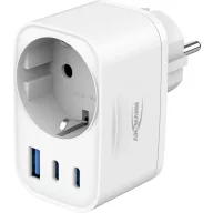   Ansmann HS330 USB-s töltőkészülék 30 W 1x USB-A, 2x USB-C® Fehér Beltér