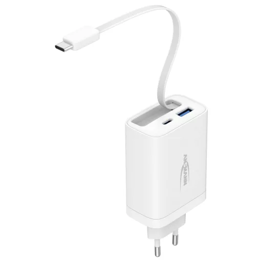 Ansmann 230PD USB-s töltőkészülék 30 W 1x USB-A, 2x USB-C® Fehér