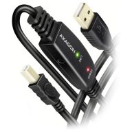 AXAGON USB kábel USB 2.0 15 m Fekete ADR-215B