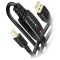 AXAGON USB kábel USB 2.0 10 m Fekete ADR-220B