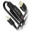 AXAGON USB kábel USB 2.0 10 m Fekete ADR-220B