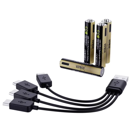 Verico LoopEnergy Pro AAA1125 USB-C® akku Lítiumion 750 mAh 1.5 V 4 db