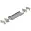 Elektronikai műszerdoboz elem 2 m x 45 mm, szürke, Weidmüller