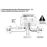 PWM teljesítmény szabályozó modul, 9-28 V/DC Kemo M195