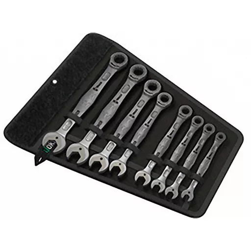 Wera 05020012001 Joker Racsnis gyűrűs csavarkulcs készlet 8 részes Kulcsszélesség (coll) 1/2 - 11/16