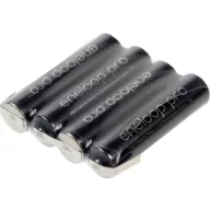   Mikro ceruza akkupack, forrfüles NiMH ZLF AAA 4,8V 900 mAh 42mm x 10.5 mm x 44.5 mm Sanyo XX (powered by eneloop)