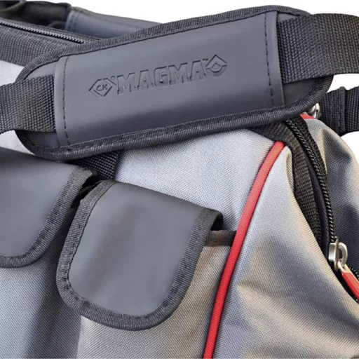 Szerszámos táska, munkás szerszámtáska, vállra akasztható, vízálló 420 x 280 x 280 mm C.K. Magma MA2627A