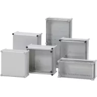   Installációs műszerdoboz 278 x 278 x 180 mm, polikarbonát, poliamid, szürke (RAL 7035), Fibox PC 2828 18 G