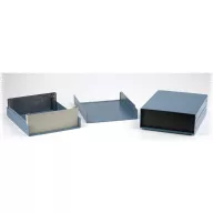   Hammond Electronics fém műszerházak, 1458-es sorozat 1458G4B alumínium (H x Sz x Ma) 203 x 254 x 101 mm, kék
