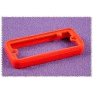   Keret 8 x 120.5 x 51.5 mm ABS, piros, Hammond Electronics 1455QBRED-10 10 db