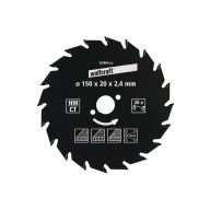   Wolfcraft 6372000 Keményfém körfűrészlap 180 x 20 mm Fogak száma (collonként): 22 1 db