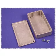   Hammond Electronics alumínium öntvény dobozok peremmel, 1590SFBK 110.5 x 81.5 x 44 mm, fekete