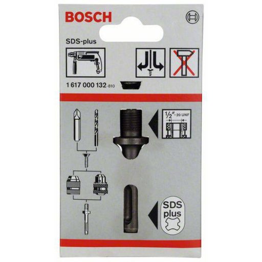 SDS-plus befogószár fúrótokmányhoz - 1/2-20 UNF Bosch Accessories 1617000132