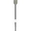 Bosch Accessories 1618630007 Bosch Power Tools Ásó véső 50 mm Teljes hossz 400 mm Hengeres befogószár 1 db
