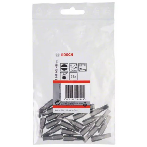 Bosch Accessories Egyenes hornyú bit 5.5 mm Extra kemény C 6.3 25 db
