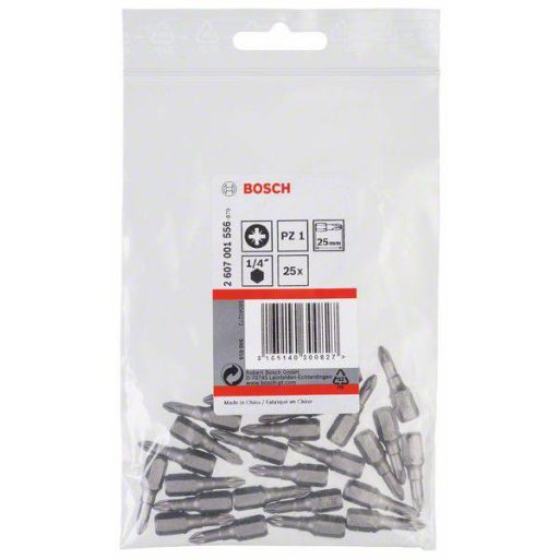 Bosch Accessories 2607001556 Kereszthornyú bit PZ 1 C 6.3 25 db