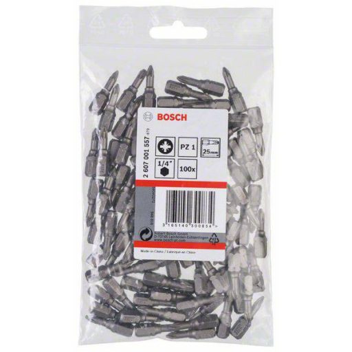 Bosch Accessories 2607001557 Kereszthornyú bit PZ 1 C 6.3 100 db