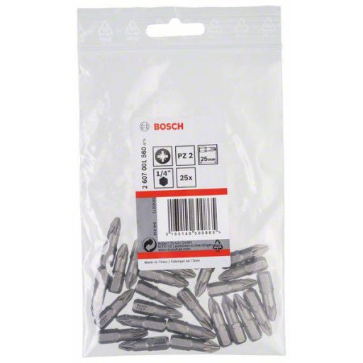 Bosch Accessories 2607001560 Kereszthornyú bit PZ 2 C 6.3 25 db