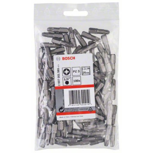 Bosch Accessories 2607001565 Kereszthornyú bit PZ 3 C 6.3 100 db