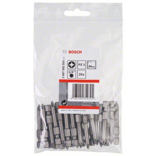 Bosch Accessories 2607002505 Kereszthornyú bit PZ 1 E 6.3 25 db