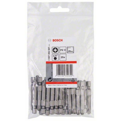 Bosch Accessories 2607002507 Kereszthornyú bit PZ 3 E 6.3 25 db