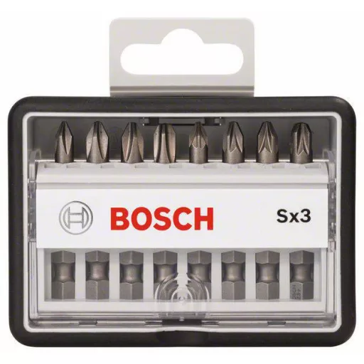 Bosch 2607002558 Csavarozó bit készlet Robust Line Sx extrakemény, 8 részes, 49 mm, Ph, Pz
