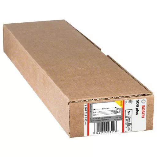 Bosch Accessories 2607019052 Lapos véső Teljes hossz 250 mm SDS-Plus 5 db