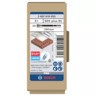   Bosch Accessories 2607019052 Lapos véső Teljes hossz 250 mm SDS-Plus 5 db
