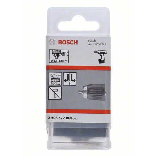 Gyorsbefogó fúrótokmány, 13 mm-ig - 2 – 13 mm, 3/8 - 24 Bosch Accessories 2608572060