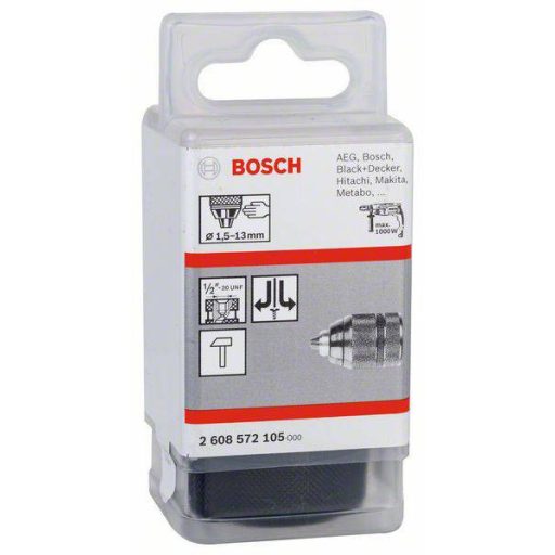 Gyorsbefogó fúrótokmány, 13 mm-ig - 1,5 – 13 mm, 1/2 - 20 Bosch Accessories 2608572105