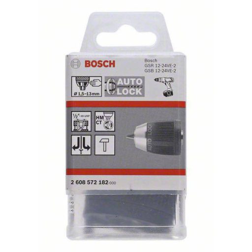 Gyorsbefogó fúrótokmány, 13 mm-ig - 1,5 – 13 mm, 1/2 - 20 Bosch Accessories 2608572182