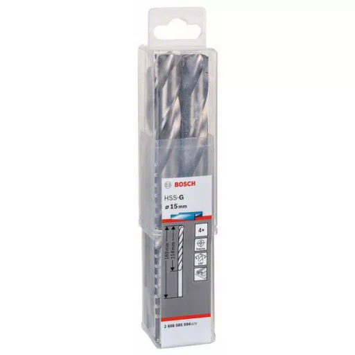 Bosch Accessories 2608585894 HSS Fém spirálfúró 8 mm Teljes hossz 117 mm Kobalt DIN 338 Hengeres befogószár 5 db