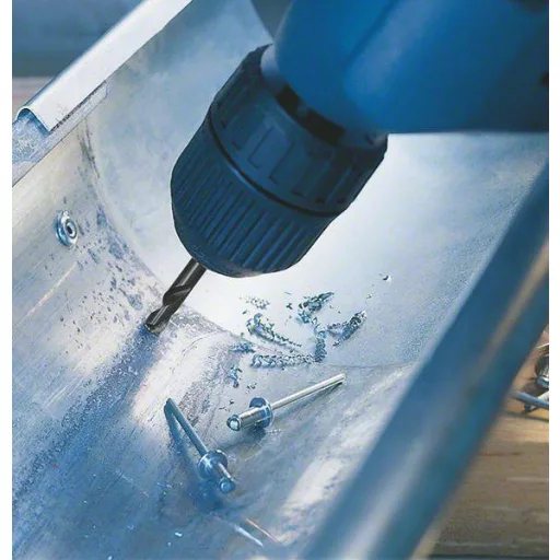 Bosch Accessories 2608597588 HSS Kétvégű fúró 4 mm Teljes hossz 55 mm Csiszolt Hengeres befogószár 10 db