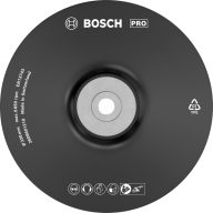   Bosch Accessories 2608601210 Alátéttányér - 230 mm, 6 650 U/min Ø 230 mm