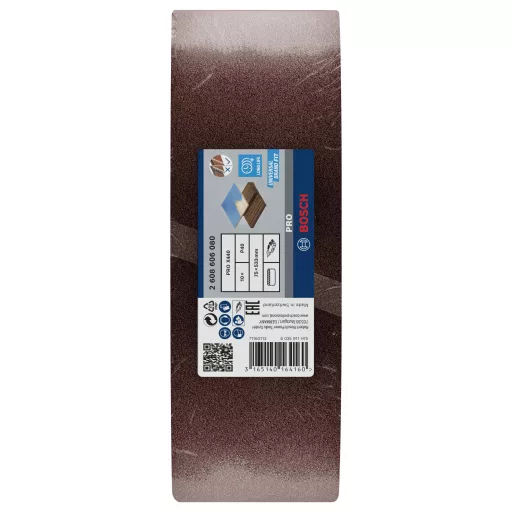 Bosch Accessories 2608606080 Csiszolószalag Szemcsézet 40 (H x Sz) 533 mm x 75 mm 10 db