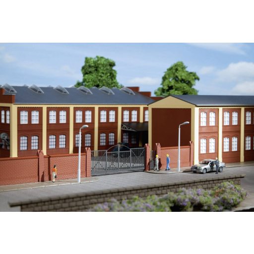 Auhagen 41622 H0 Kerítés kapukkal Építőkészlet