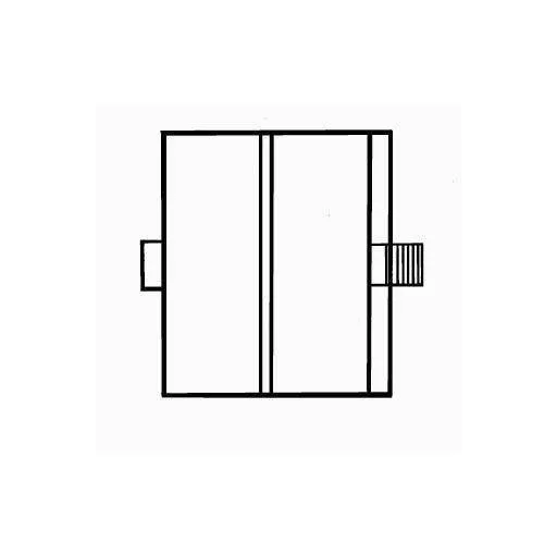 Piko H0 61146 H0 Panelszerkezet WBS70 alapkészlet