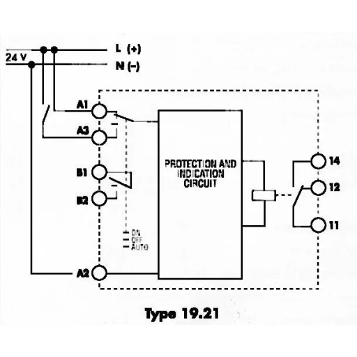Szerelési jelfogó,19.21.0.024