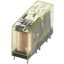 Kényszervezérelt relé RF1V érintkezőkkel 24 V/DC 2 záró/2 nyitó 6 A 30 V/DC/250 V/AC, Idec RF1V-2A2BL-D24