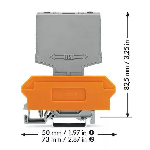 WAGO Kapcsoló modul 286-895 Alkalmas s következő modellekhez: Wago 280-609, Wago 280-619, Wago 280-763 1 db