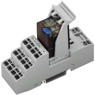   Csatlakozó aljzat ipari relével 4 váltó 5 A, WAGO 858-304